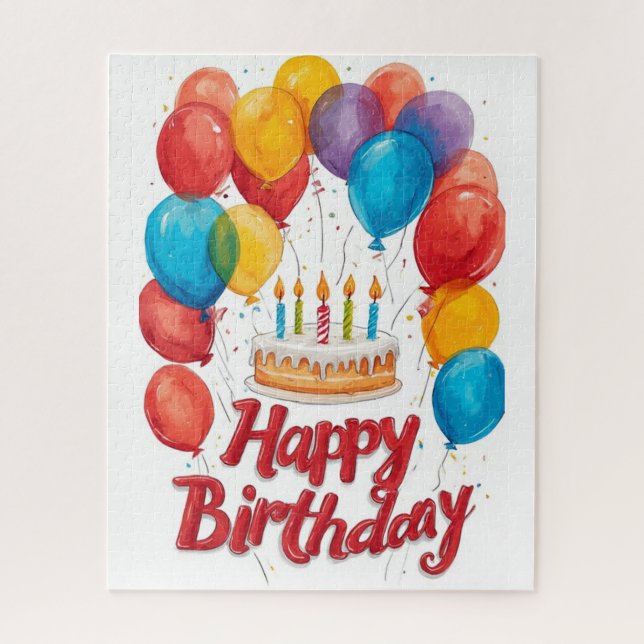 Puzzle Feliz Cumpleaños (Vertical)