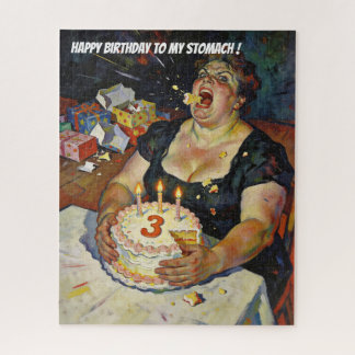 Puzzle Feliz cumpleaños a mi estómago: un retrato de glot