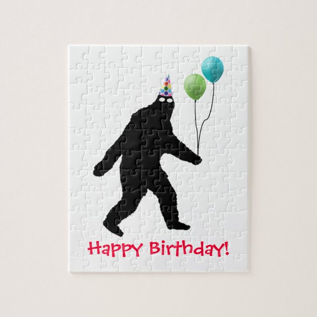 Puzzle ¡Feliz cumpleaños de Bigfoot! (Vertical)