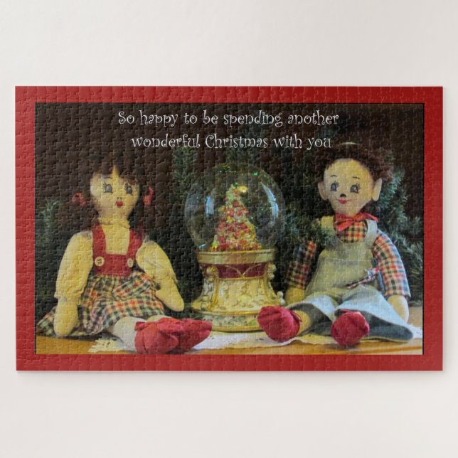 Puzzle Feliz de pasar a otros Navidades contigo (Horizontal)