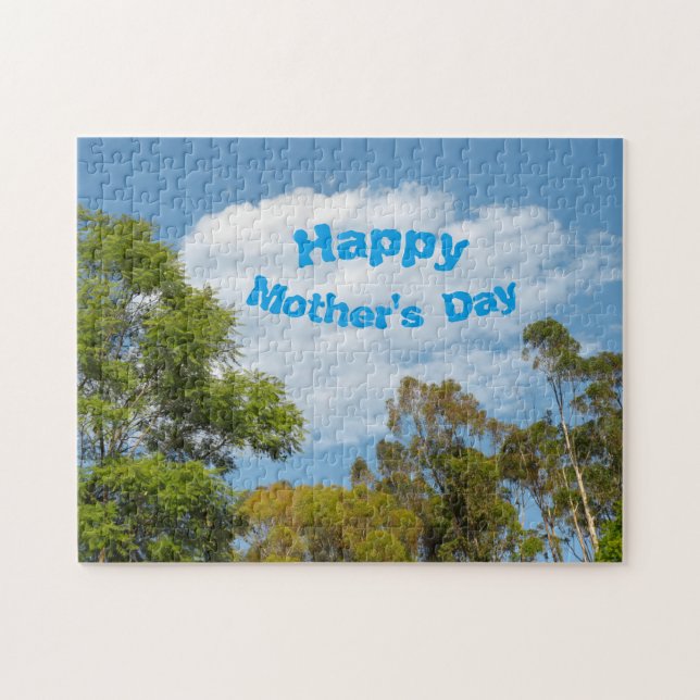 Puzzle "Feliz día de la madre" personalizable (Horizontal)