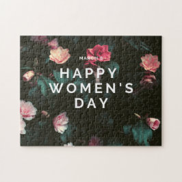 Puzzle Feliz día de las mujeres con flores