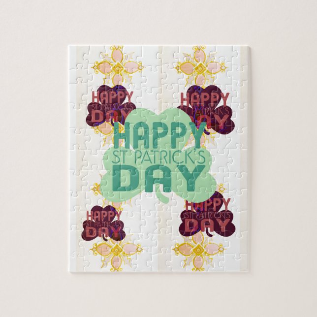 Puzzle Feliz Día de San Patricio, encantadora impresión d (Vertical)