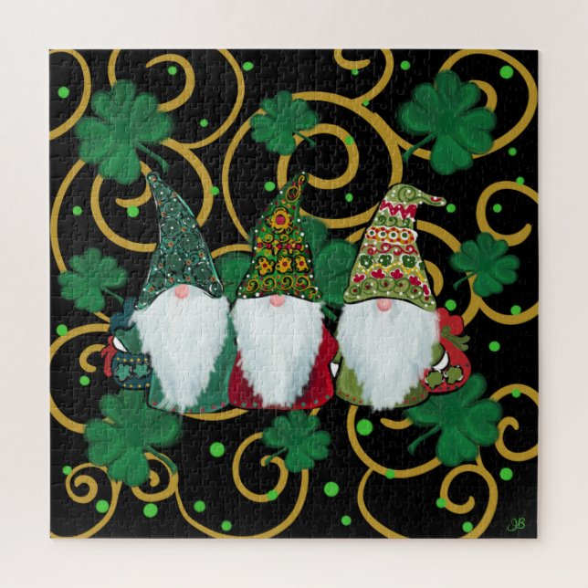 Puzzle Feliz día de San Patricio GNOMES (Vertical)