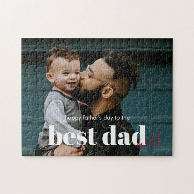 Puzzle Feliz Día del Padre Mejor Papá (Horizontal)