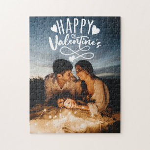 Puzzle Feliz Día Internacional de San Valentín Letras Bla