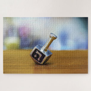 Puzzle Feliz Estrella de Hanukkah de David menorah Dreide