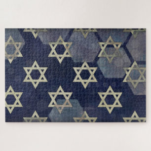 Puzzle Feliz Estrella de Hanukkah de David menorah Dreide