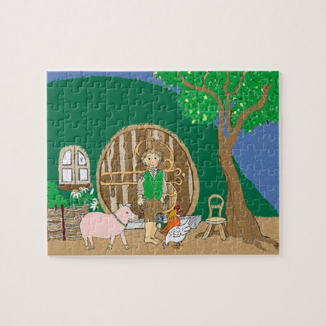 Puzzle Feliz Fantasía a casa (Horizontal)