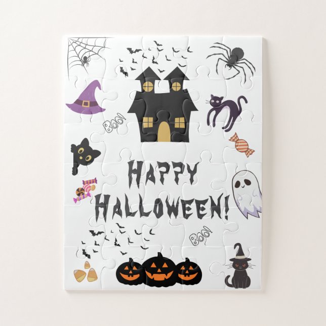 Puzzle Feliz Fiesta de Halloween (Vertical)