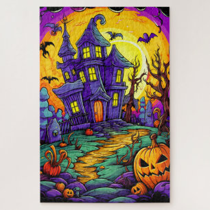 Puzzle Feliz Halloween   Casa embrujada