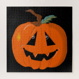 Puzzle Feliz Halloween Jack O Lantern Arte ilustrativo