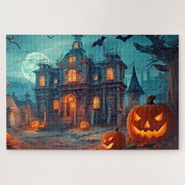 Puzzle Feliz Halloween | Manor embrujada