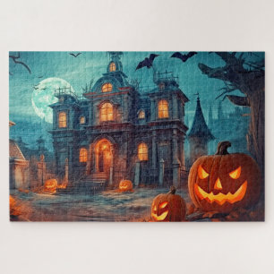 Puzzle Feliz Halloween   Manor embrujada