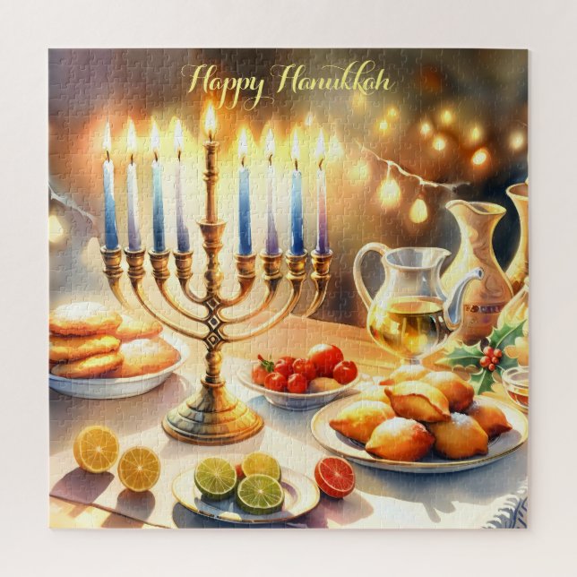 Puzzle Feliz Hanukkah (Vertical)