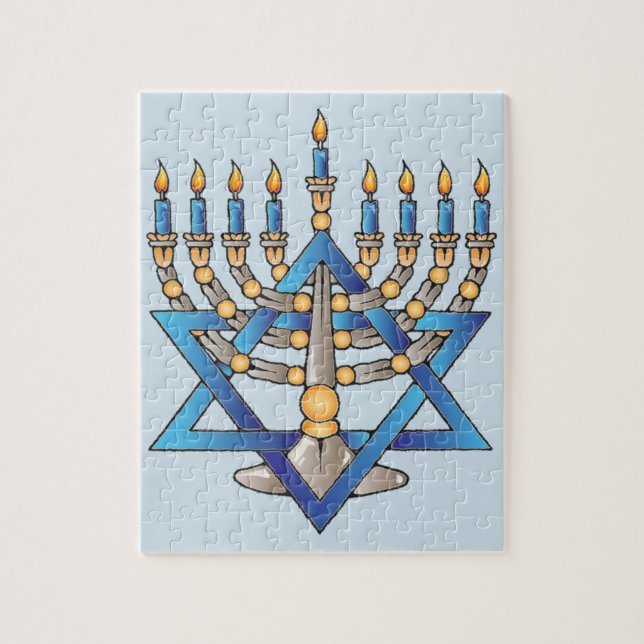Puzzle Feliz Hanukkah (Vertical)