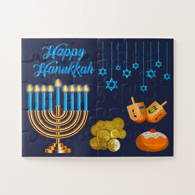 Puzzle Feliz Hanukkah 30 piezas (Horizontal)