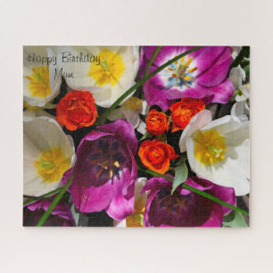 Puzzle Feliz Mamá de cumpleaños.