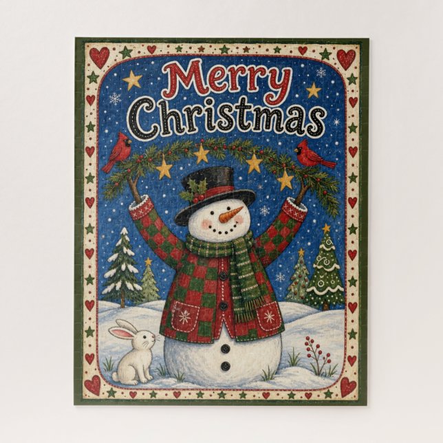 Puzzle Feliz Navidad (Vertical)
