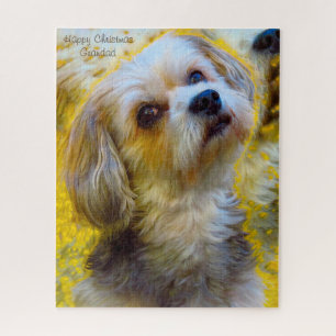 Puzzle Feliz Navidad, abuelo.