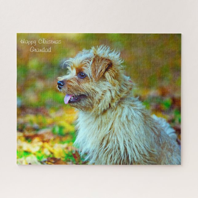 Puzzle Feliz Navidad, abuelo. (Horizontal)