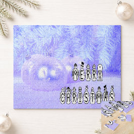Puzzle Feliz Navidad Cantantes de Navidad en la Nieve Azu