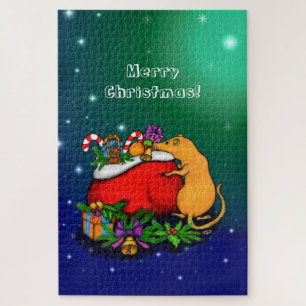 Puzzle Feliz Navidad con el príncipe rata