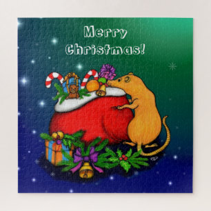 Puzzle Feliz Navidad con el príncipe rata