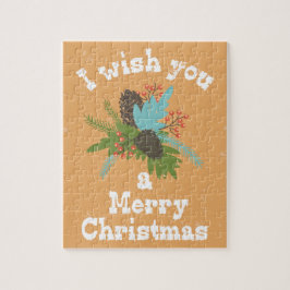 Puzzle Feliz Navidad Decoración