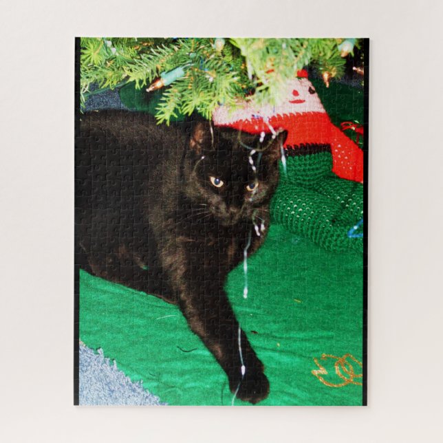 PUZZLE FELIZ NAVIDAD DEL GATO (Vertical)