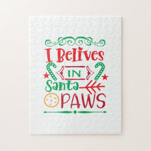 Puzzle Feliz Navidad En Santa Paws