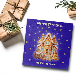 Puzzle Feliz Navidad Familia Personalizada Nombra de Mari