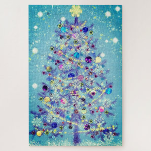 Puzzle Feliz Navidad - Regalo De Árbol De Navidad Para T
