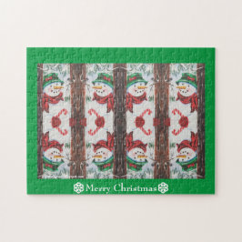 Puzzle Feliz Navidad Snowman
