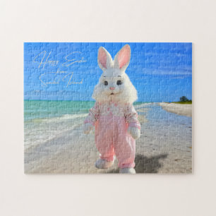 Puzzle Feliz Pascua desde la playa de la isla de Sanibel