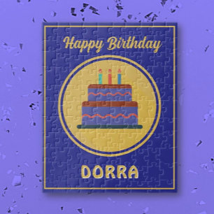 Puzzle Feliz personalizado de cumpleaños