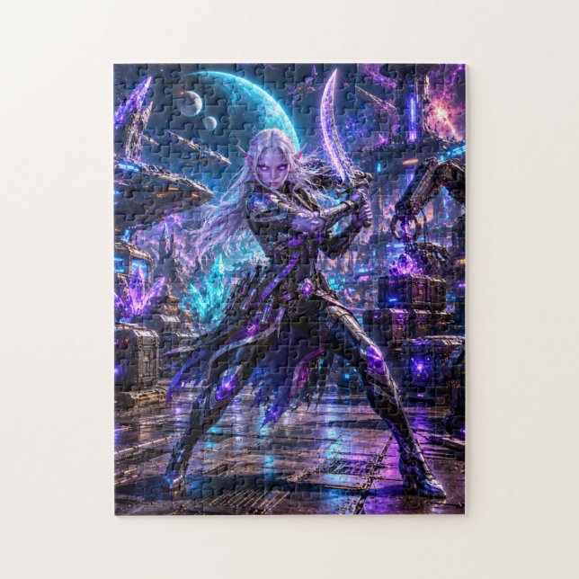 Puzzle Female Space Pirate — Alien Duelist (Vertical)