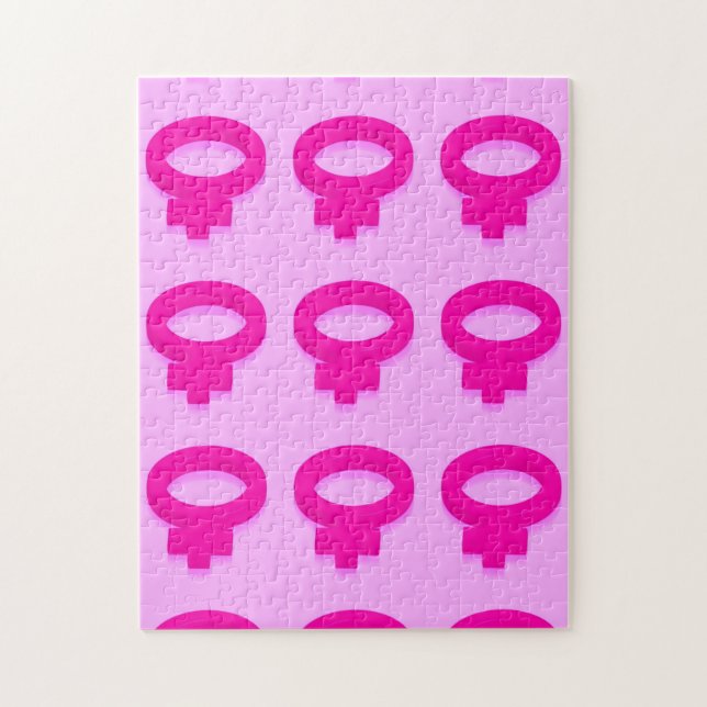 PUZZLE FEMALE SYMBOL (Vertical)
