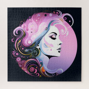Puzzle "Feminine Flourish" La belleza femenina