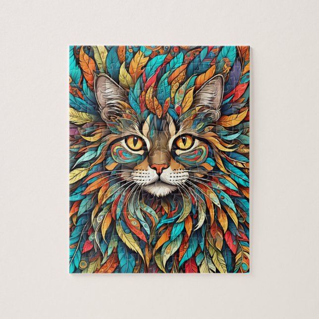 Puzzle Feminios multicolores Cat 737 (Vertical)