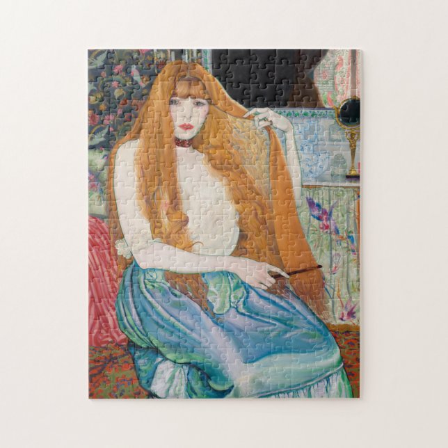 Puzzle Femme a sa baños por Louis Anquetin (Vertical)