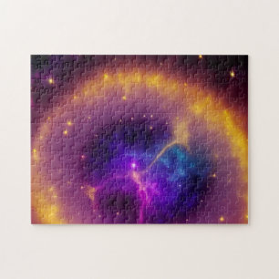Puzzle Fenómeno púrpura místico del cosmos
