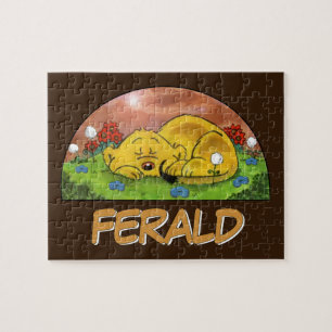 Puzzle Ferald   Ferret durmiente