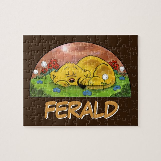 Puzzle Ferald | Ferret durmiente (Horizontal)