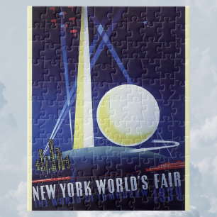 Puzzle Feria Mundial de Nueva York en 1939, Viajes Vintag