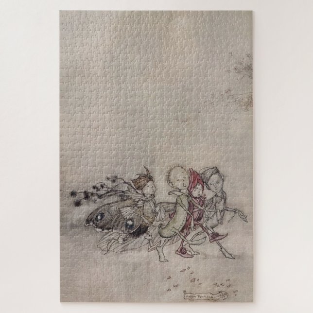 Puzzle "Ferias de verano medio" por Arthur Rackham (Vertical)