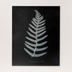 Puzzle Fern - Vulgare de polipodio - Efecto de rayos X -