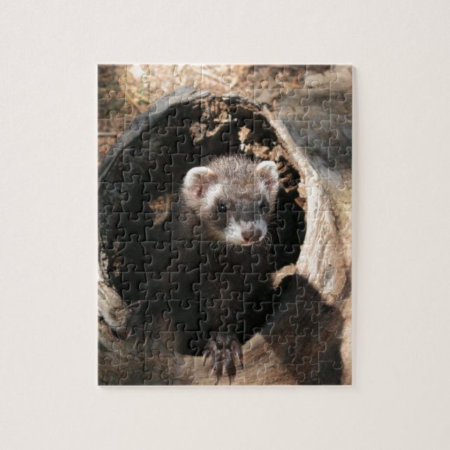 Puzzle Ferret Face (Vertical)