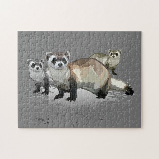 Puzzle Ferrets (Horizontal)