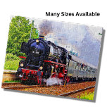 Puzzle Ferrocarril de locomotora del motor de trenes de v<br><div class="desc">Rompecabezas del tren de vapor - ver mi tienda para más grandes regalos de tren</div>